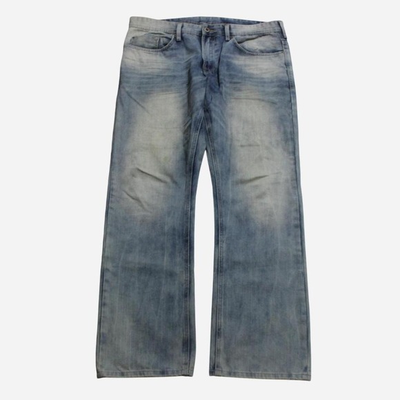 Buffalo David Bitton Other - Mens Buffalo David Y2K Skater Grunge Punk Baggy Straight Fit Light Wash Jeans